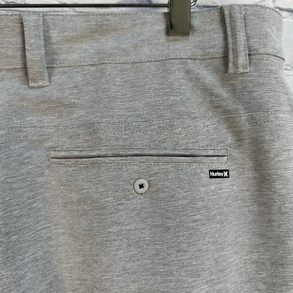 Hurley Men's H2O Dri Cutback 21" Outseam Hybrid Swim Board WalkShorts, Wolf Grey - Picture 11 of 15